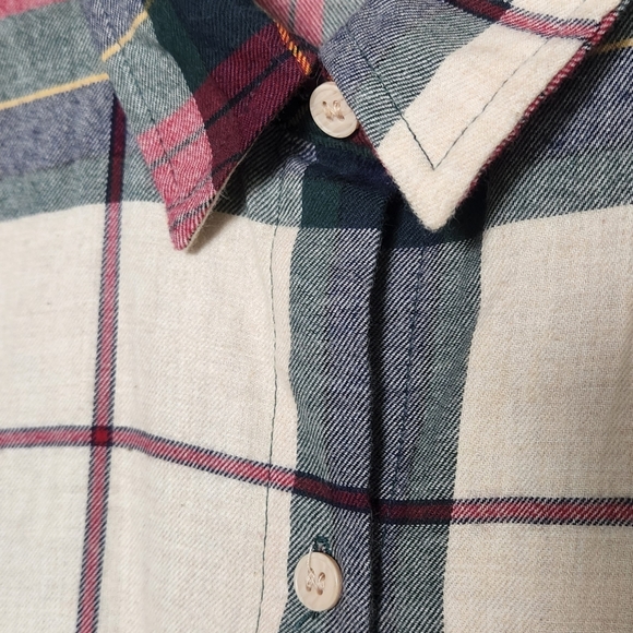 NEW Drop shoulder plaid shirt - Picture 2 of 3